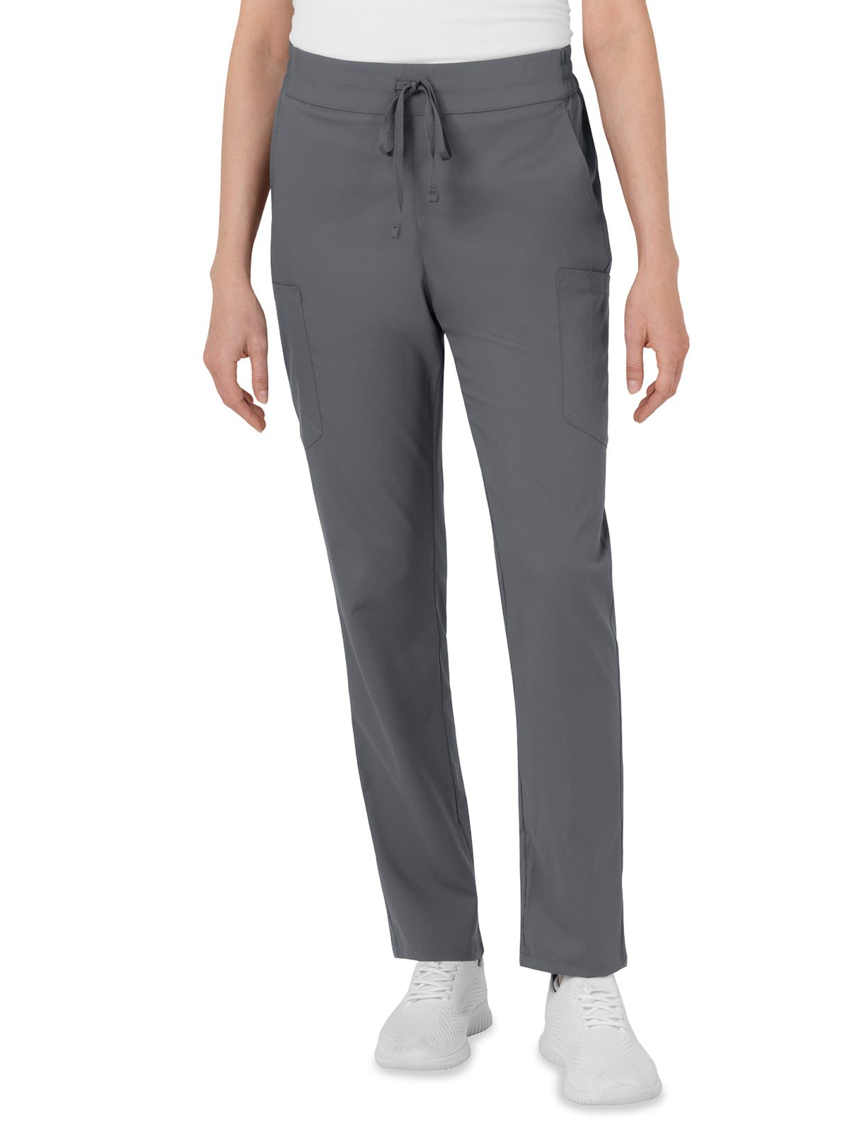 Women’s Six-Pocket High Rise Tapered Scrub Pant - 5751 - Pewter