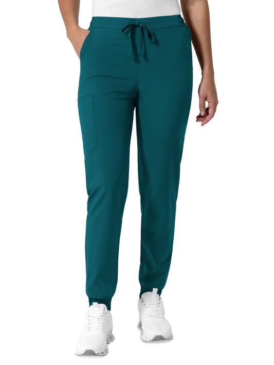 Women's Five-Pocket Jogger Scrub Pant - 5780 - Caribbean