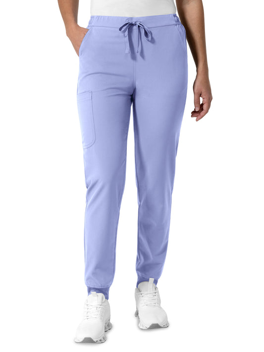 Women's Five-Pocket Jogger Scrub Pant - 5780 - Ceil Blue