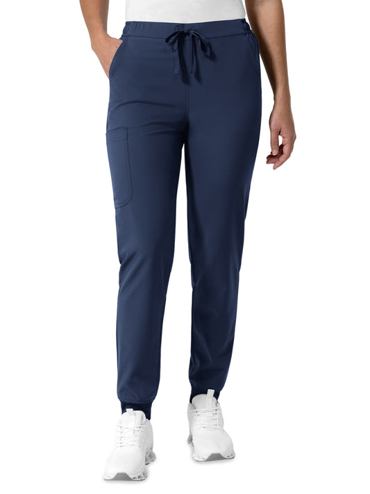 Women's Five-Pocket Jogger Scrub Pant - 5780 - Navy