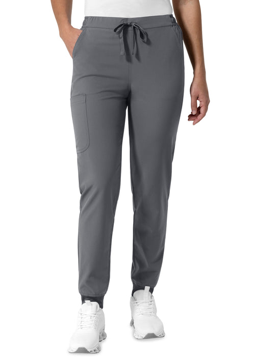 Women's Five-Pocket Jogger Scrub Pant - 5780 - Pewter