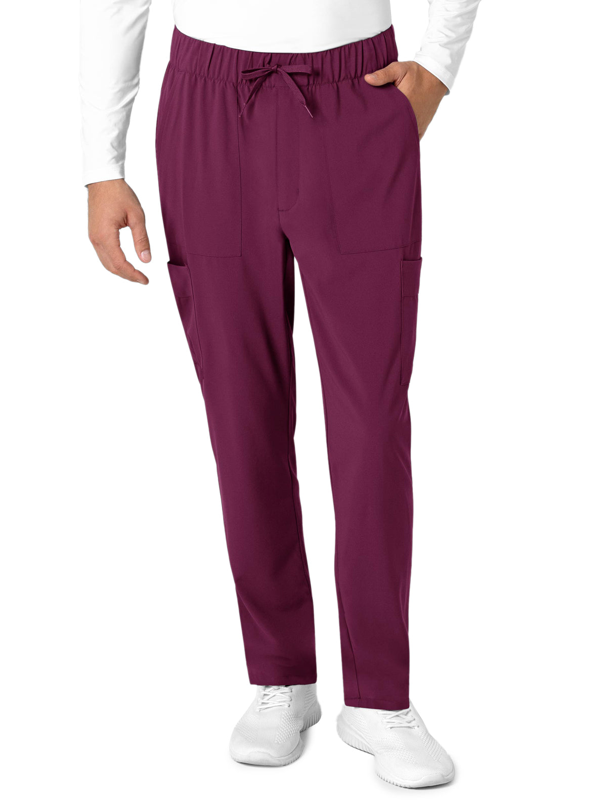 Men's Six-Pocket Tapered Pant - 5834 - Wine