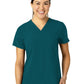 Women's Three-Pocket Flex-N-Reach V-Neck Top - 6045 - Caribbean