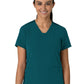 Women's Three-Pocket Flex-n-Reach V-Neck Top - 6132 - Caribbean