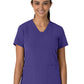 Women's Three-Pocket Flex-n-Reach V-Neck Top - 6132 - Grape