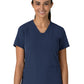 Women's Three-Pocket Flex-n-Reach V-Neck Top - 6132 - Navy