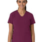 Women's Three-Pocket Flex-n-Reach V-Neck Top - 6132 - Wine