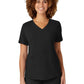 Women's Four-Pocket V-Neck Top - 6134 - Black
