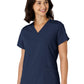 Women's Flex-n-Reach Side Panel V-Neck Top - 6145 - Navy