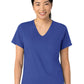 Women's Two-Pocket Tuck-In V-Neck Top - 6151 - Galaxy Blue