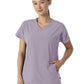 Women's Two-Pocket V-Neck Tunic Scrub Top - 6154 - Wisteria
