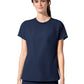 Women's Two-Pocket Captivate Crew Neck Tuck-In Scrub Top - 6170 - Navy