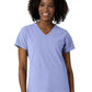 Women's Three-Pocket V-Neck Scrub Top - 6180 - Ceil Blue