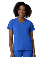 Women's Three-Pocket V-Neck Scrub Top - 6180 - Royal