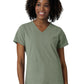 Women's Three-Pocket V-Neck Scrub Top - 6180 - Sage