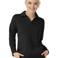 Women's Relaxed Pullover Polo - 6189 - Black