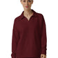 Women's Relaxed Pullover Polo - 6189 - Burgundy
