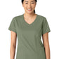 Women's 2-Pocket V-Neck Top - 6251 - Sage