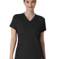 Women's Four-Pocket Flex-n-Reach V-Neck Raglan Top - 6259 - Black