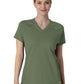 Women's Four-Pocket Flex-n-Reach V-Neck Raglan Top - 6259 - Olive