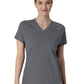 Women's Four-Pocket Flex-n-Reach V-Neck Raglan Top - 6259 - Pewter