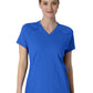 Women's Four-Pocket Flex-n-Reach V-Neck Raglan Top - 6259 - Royal