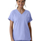 Women's Three-Pocket Drop Shoulder Tunic Scrub Top - 6280 - Ceil Blue
