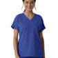 Women's Three-Pocket Drop Shoulder Tunic Scrub Top - 6280 - Galaxy Blue