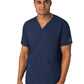 Men's Four-Pocket V-Neck Top - 6351 - Navy