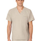 Men's Six-Pocket V-Neck Top - 6355 - Khaki