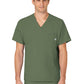 Men's Six-Pocket V-Neck Top - 6355 - Olive