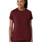 Women's Two-Pocket Flex-n-Reach Crew Neck Top - 6359 - Burgundy