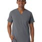 Men's Three-Pocket V-Neck Scrub Top - 6380 - Pewter