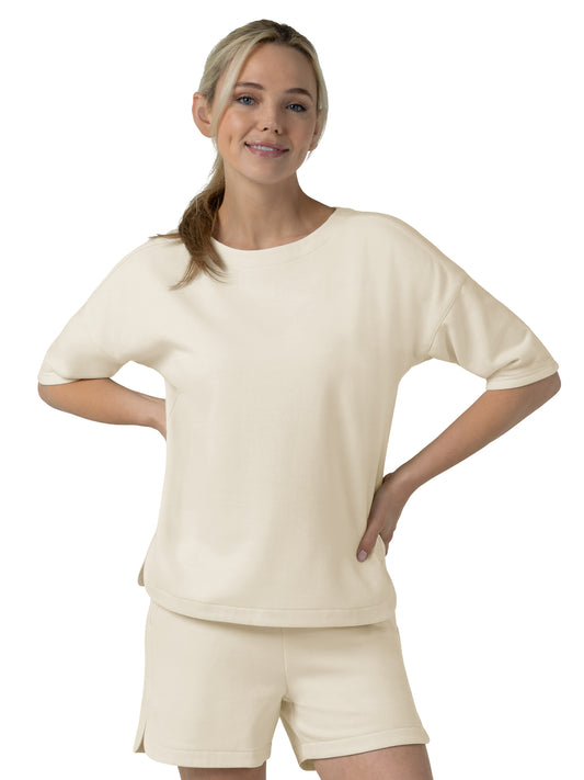 Women's Relaxed Pullover Sweatshirt - 6389 - Birch