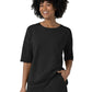 Women's Relaxed Pullover Sweatshirt - 6389 - Black