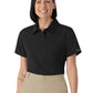 Women's One-Pocket Scrub Polo - 6480 - Black