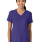 Women's Two-Pocket Flex-n-Reach V-Neck Top - 6522 - Grape