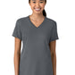 Women's Two-Pocket Flex-n-Reach V-Neck Top - 6522 - Pewter