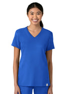 Women's Two-Pocket Flex-n-Reach V-Neck Top - 6522 - Royal