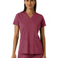 Women's Two-Pocket V-Neck Scrub Top - 6559 - Carnation