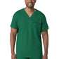 Men's Three-Pocket Utility V-Neck Top - 6622 - Hunter