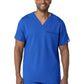 Men's Three-Pocket Utility V-Neck Top - 6622 - Royal