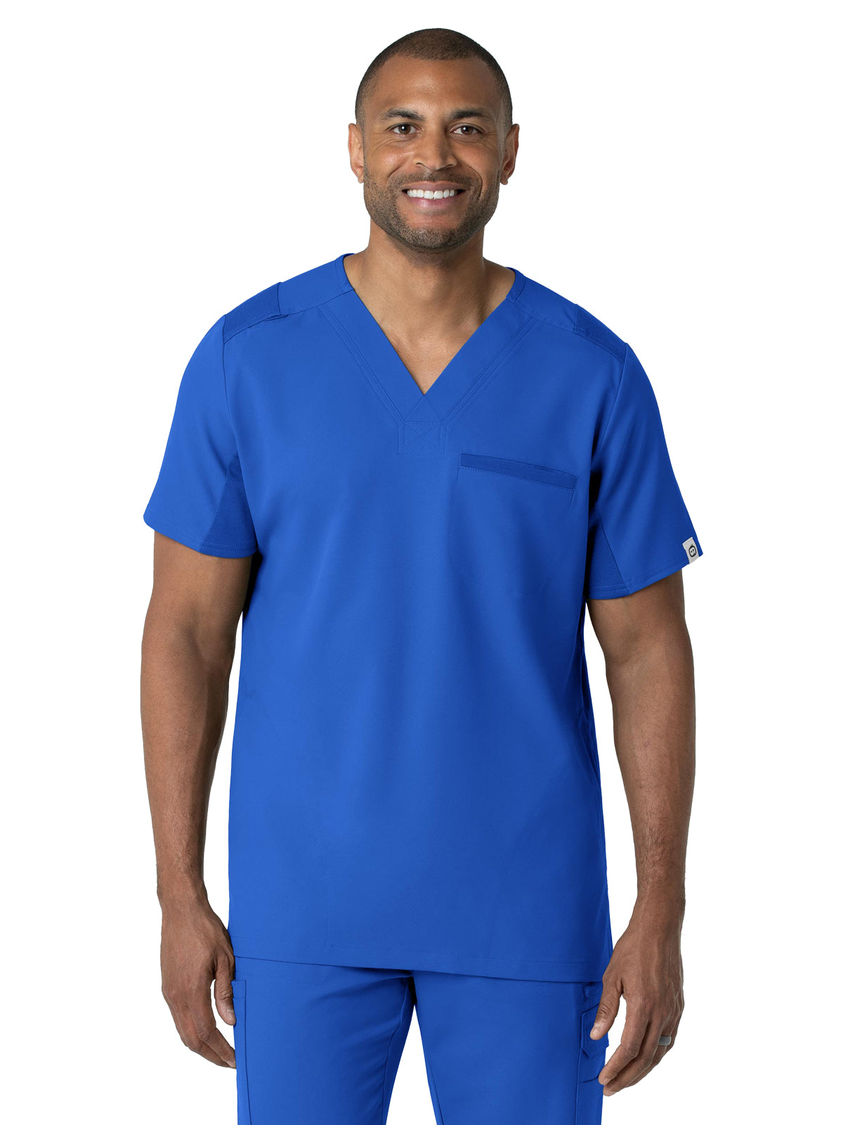 Men's Three-Pocket Utility V-Neck Top - 6622 - Royal