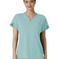 Women's Three-Pocket Y-Neck Dolman Top - 6634 - Coastal Blue