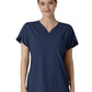 Women's Three-Pocket Y-Neck Dolman Top - 6634 - Navy
