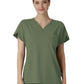 Women's Three-Pocket Y-Neck Dolman Top - 6634 - Olive