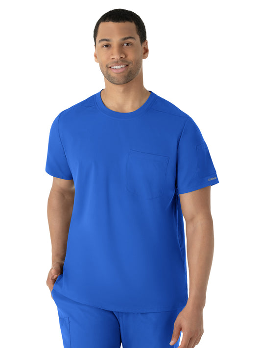 Men's One-Pocket Classic Tee Scrub Top - 6651 - Royal