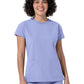 Women's Two-Pocket Cap Sleeve Crew Neck Scrub Top - 6780 - Ceil Blue