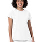 Women's Two-Pocket Cap Sleeve Crew Neck Scrub Top - 6780 - White
