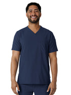 Men's V-Neck Five-Pocket Top - 6834 - Navy